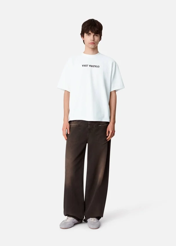 Distort gewassen T-shirt Distort gewassen T-shirt