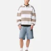 Invert denim shorts