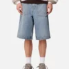 Invert denim shorts
