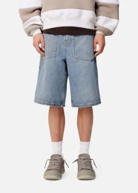 Invert denim shorts