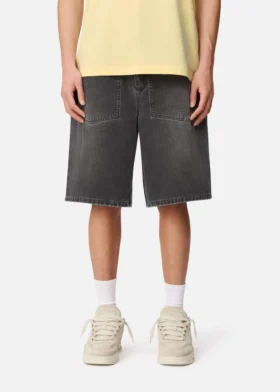 Invert denim shorts