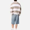 Invert denim shorts