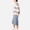 Invert denim shorts