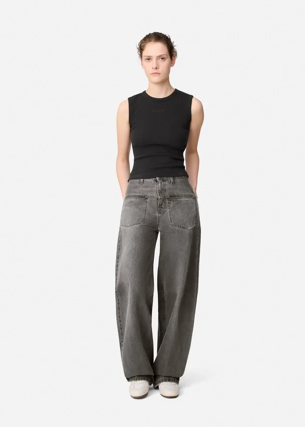 Scoop geribde tanktop Scoop geribde tanktop