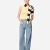 Scoop geribde tanktop