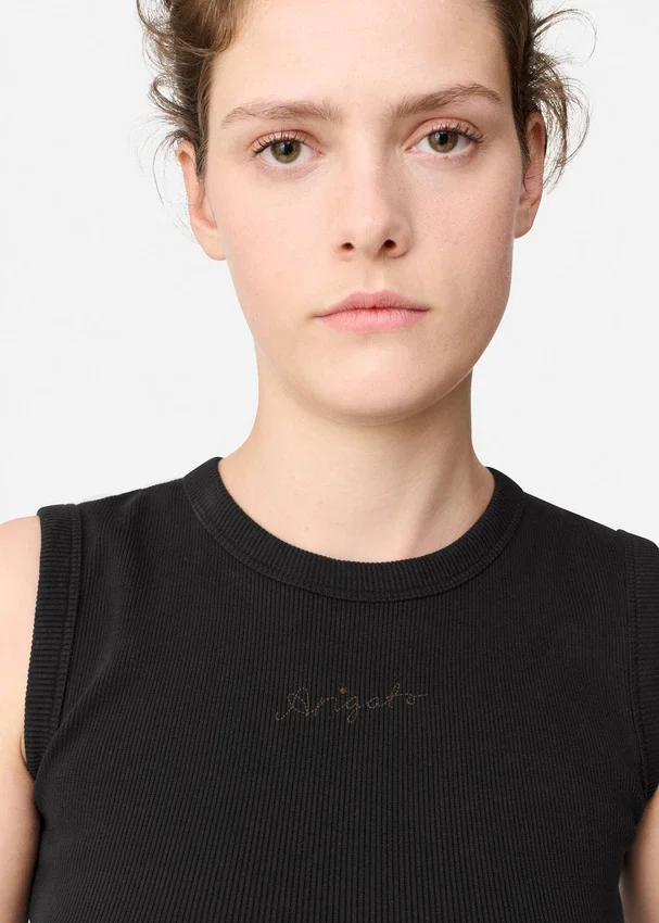 Scoop geribde tanktop Scoop geribde tanktop